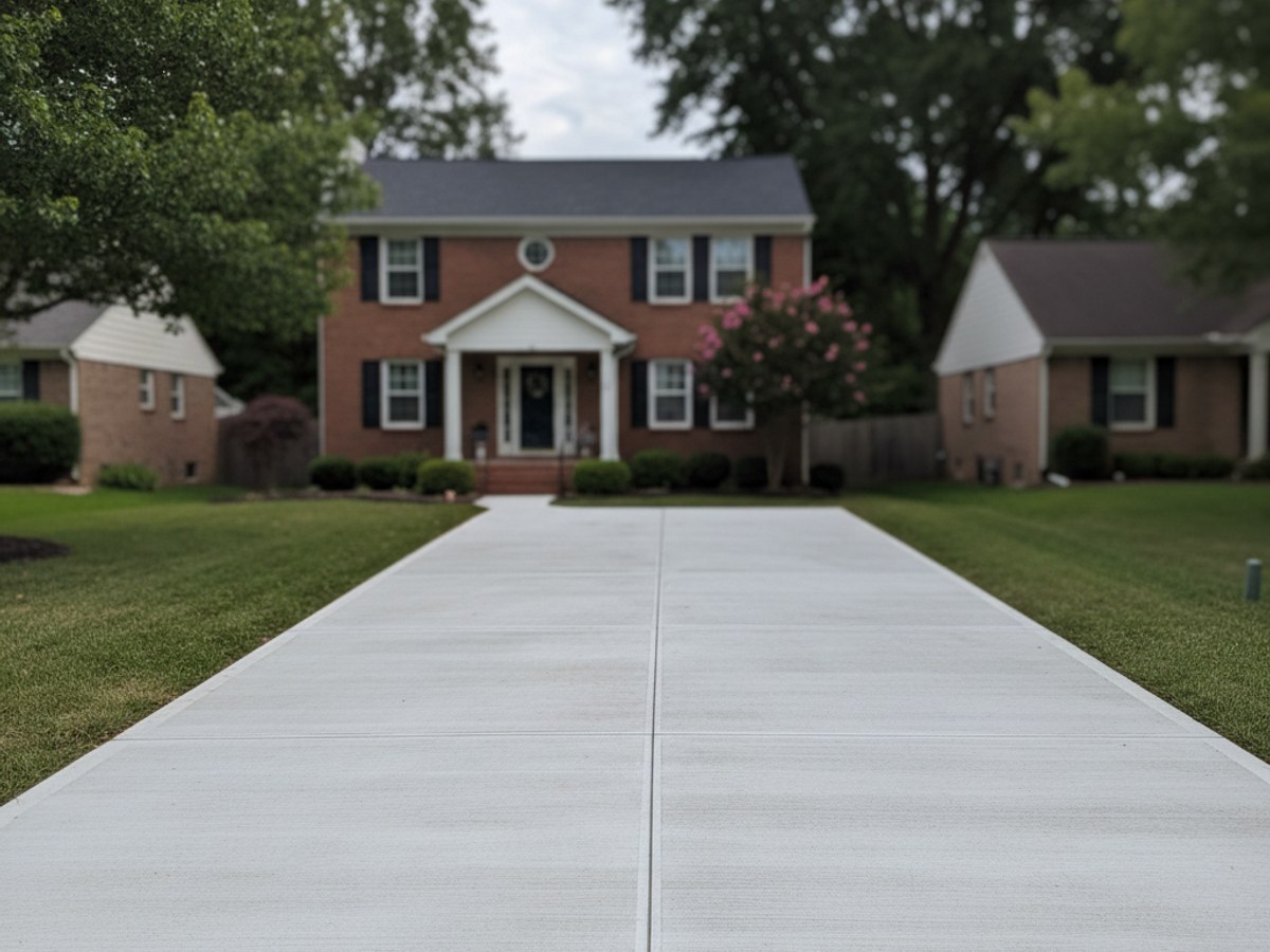Concrete Patios completed by Paradise Concrete Solutions in Washington, MD