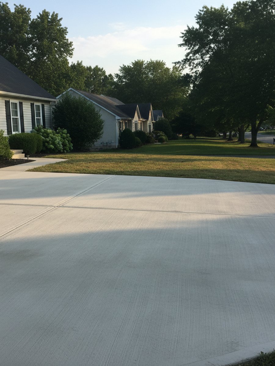 Concrete Driveways completed by Paradise Concrete Solutions in Largo, MD